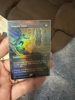 Demonic tutor, Vampiric Tutor, Imperial Seal Borderless Foils MTG - Image 4