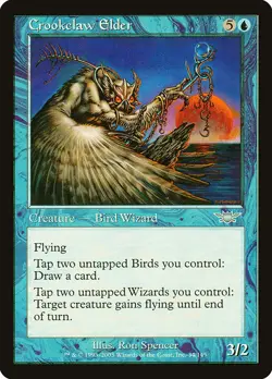 CROOKCLAW ELDER - Legions - MTG Magic the Gathering Card - Uncommon - Image 1