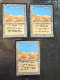 *** ARABIAN NIGHTS 3x Desert *** EX+ Clean - DUTYFREE - MtG Magic - Image 1