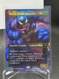 MTG (Borderless Foil) Marvel's Spider-Man #22 Venom Deadly Devourer NP - Image 1