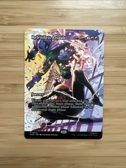 Relentless Assault #25 FULL ART NM/M MTG Spiderman Magic Card Marvel - Image 1