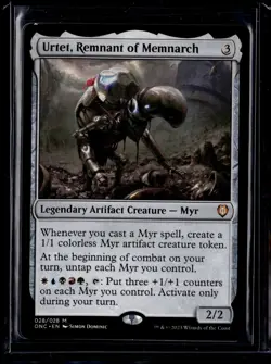 Urtet, Remnant Of Memnarch - 28 - ONC - NM - MTG Magic the Gathering - Image 1
