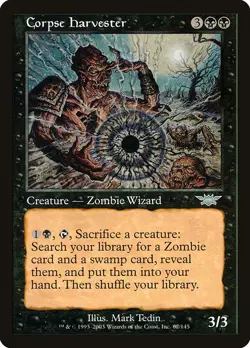 CORPSE HARVESTER - Legions - MTG Magic the Gathering Card - Uncommon - Image 1