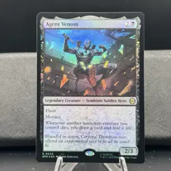 MTG Agent Venom - Foil, NM-Mint, English Marvel's Spider-Man - Image 1