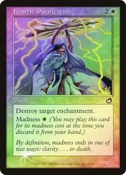 Torment MTG FOIL Frantic Purification Magic - Image 1