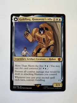 Goldbug, Humanity's Ally / Goldbug, Scrappy Scout - MTG BOT - NM - Image 1