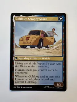 Goldbug, Humanity's Ally / Goldbug, Scrappy Scout - MTG BOT - NM - Image 2