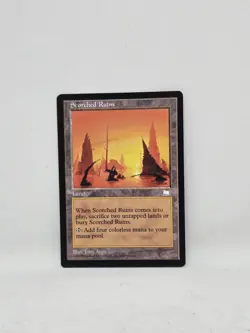 MTG HP Scorched Ruins Weatherlight Magic: The Gathering Card - Image 1