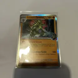 Team Rocket’s Tyranitar Pokemon Center Stamp Promo Destined Rival 096/182 - Image 1