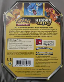 Pokemon TCG Hidden Fates Gyarados GX Collector's Tin New Sealed - Image 2