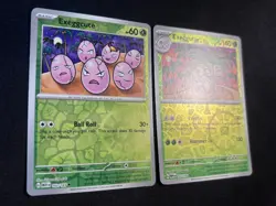 Exeggutor & Exeggcute - Pokemon 151 - 102/165 103/165 - Reverse Holo - Set - NM - Image 2