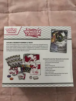 Pokemon Scarlet White Flare Elite Trainer Box ETB Factory Sealed TCG Fast Ship - Image 2