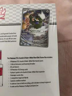 Pokemon Scarlet White Flare Elite Trainer Box ETB Factory Sealed TCG Fast Ship - Image 4
