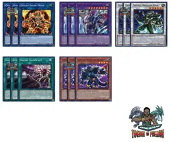 Yugioh! Gouki The Tyrant Machine Suprex Deck Dragon Sheik Ogre Gameface Deck - Image 1