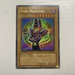 YuGIOh! - 1st Edition LOB-005 Dark Magician - 2002 North American Print - LP - Image 2