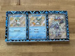 Pokemon TCG Holo Black Star Promo Quaquaval EX 3 Card Set Scarlet & Violet NM - Image 1