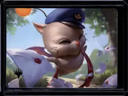 Delivery Moogle - 1 - Gold Stamp - Art Card - FIN - NM - MTG - Image 1