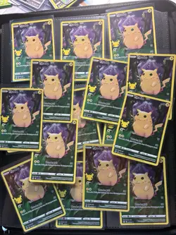 Pikachu Celebrations Card #005/025 Lot of 16 NM-LP 25th Anniversary TCG Holo - Image 1
