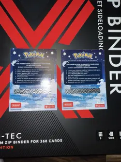 Shiny Koraidon And Shiny Miraidon Code Cards (2x) - Image 2