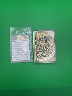 Pokemon Cards 23K Gold Plated CHARIZARD Trading Card 1999 Burger King Ball - Image 3