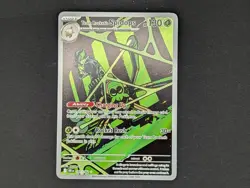 Pokemon TCG Destined Rivals Team Rockets Spidops Illustration Rare Card 187/182 - Image 1