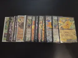 56 Mixed EX/V/VSTAR Pokemon Card Lot - Scarlet & Violet + Sword & Sheild Era - Image 1