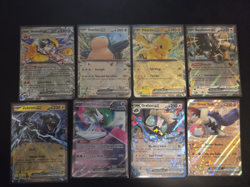 56 Mixed EX/V/VSTAR Pokemon Card Lot - Scarlet & Violet + Sword & Sheild Era - Image 3