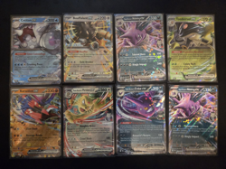 56 Mixed EX/V/VSTAR Pokemon Card Lot - Scarlet & Violet + Sword & Sheild Era - Image 4