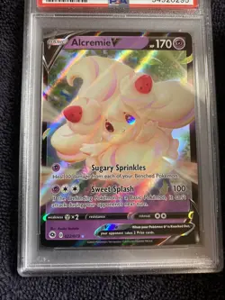 PSA 10 GEM MINT Alcremie V 022/073 Champion's Path HOLO RARE Pokemon Card - Image 3