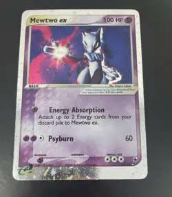 Mewtwo EX 101/109 Pokemon Trading Card E Reader 2003 LP - Image 1