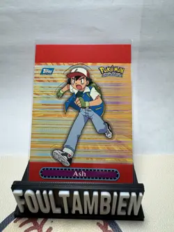 Ash #1 Pokemon 2000 Topps TV Pop-up Pokemon Card - Image 1