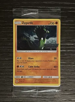 Pokemon ZYGARDE Card FORBIDDEN LIGHT 72/131 Legendary PROMO NEW SEALED - Image 1