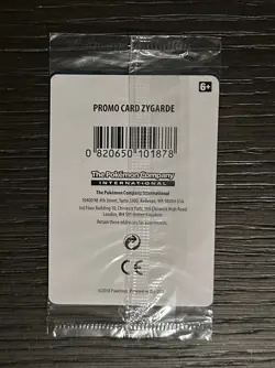 Pokemon ZYGARDE Card FORBIDDEN LIGHT 72/131 Legendary PROMO NEW SEALED - Image 2