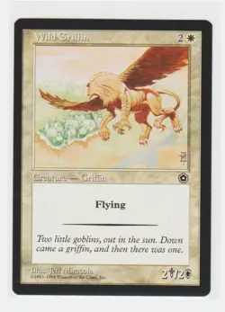 Magic the Gathering ~ MTG ~ 1x Wild Griffin ~ PORTAL II ~ M/NM - Image 1