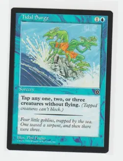 Magic the Gathering ~ MTG ~ 1x Tidal Surge ~ PORTAL II ~ M/NM - Image 1