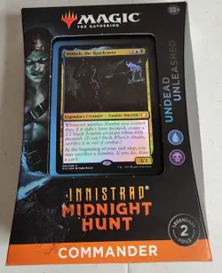 Free Shipping Innistrad: Midnight Hunt Commander Deck: Undead Unleashed MTG NIB 630509987153 - Image 1