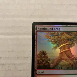 Rootbound Crag Magic 2012 (M12) Foil Rare Mtg Magic The Gathering Land - Image 3