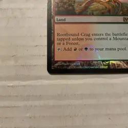 Rootbound Crag Magic 2012 (M12) Foil Rare Mtg Magic The Gathering Land - Image 4