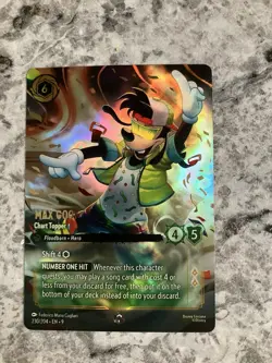 Disney Lorcana Fabled MAX GOOF CHART TOPPER ENCHANTED 230/204 Foil Rare - Image 1