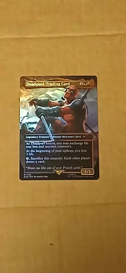 Deadpool Magic The Gathering Promo Secret Lair - Image 2