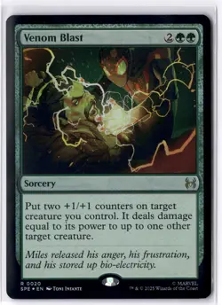 Venom Blast 20 MTG Marvel's Spider-Man: Eternal-Legal FOIL NM/M - Image 1