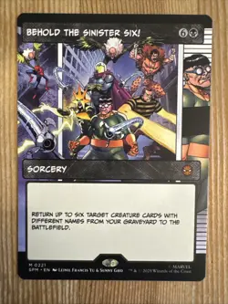 Behold the Sinister Six! - Borderless Marvel's Spider-Man MTG - Image 1