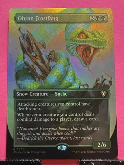 Ohran Frostfang (Borderless) Commander Masters Foil - Image 1