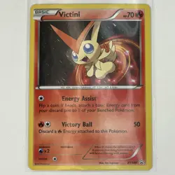 Victini XY189 - Cosmos Holo - XY Black Star Promo - Pokemon Card LP - Image 1