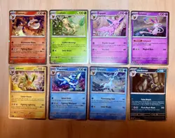 Pokemon Prismatic Evolutions Costco Mini Tins Cosmo Promo Cards (8 Cards Total) - Image 1