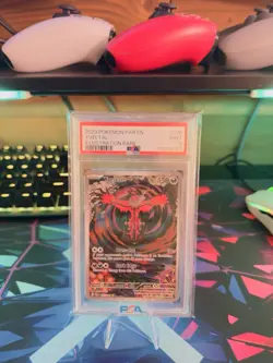 2023 Pokemon Paradox Rift YVELTAL Illustration Rare PSA Mint 9 - Image 1