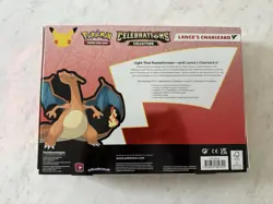 Pokemon 25th Annivers Celebrations Lance's Charizard V Collection BOX SEALED 820650809392 - Image 2