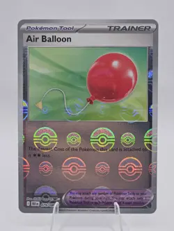 Pokemon Air Balloon 079/086 Poke Ball Pattern Black Bolt English - Image 1