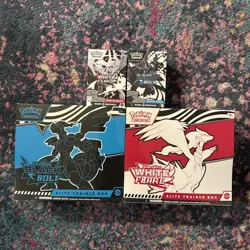 BRAND NEW-Pokemon TCG White Flare/Black Bolt ETBs & Booster Bundles Lot-SEALED - Image 1