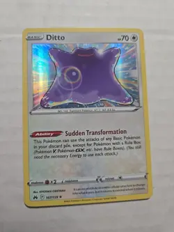 Ditto - 107/159 - Pokemon TCG Crown Zenith (2023) - - Holo Rare - Image 1